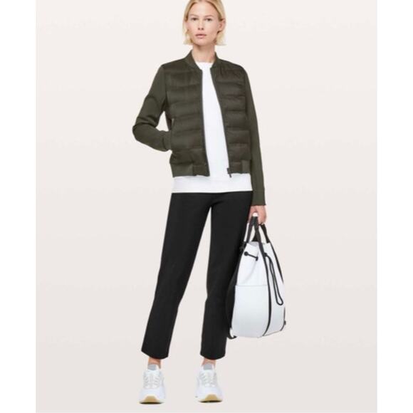 Lululemon On the Move Pant 28" US 2 Black Straight Leg Travel Work Stretch - Picture 2 of 11